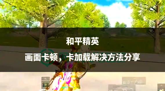 玩和平精英卡顿严重怎么办缩略图
