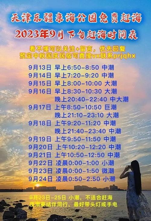 今日潮水潮汐时间表缩略图